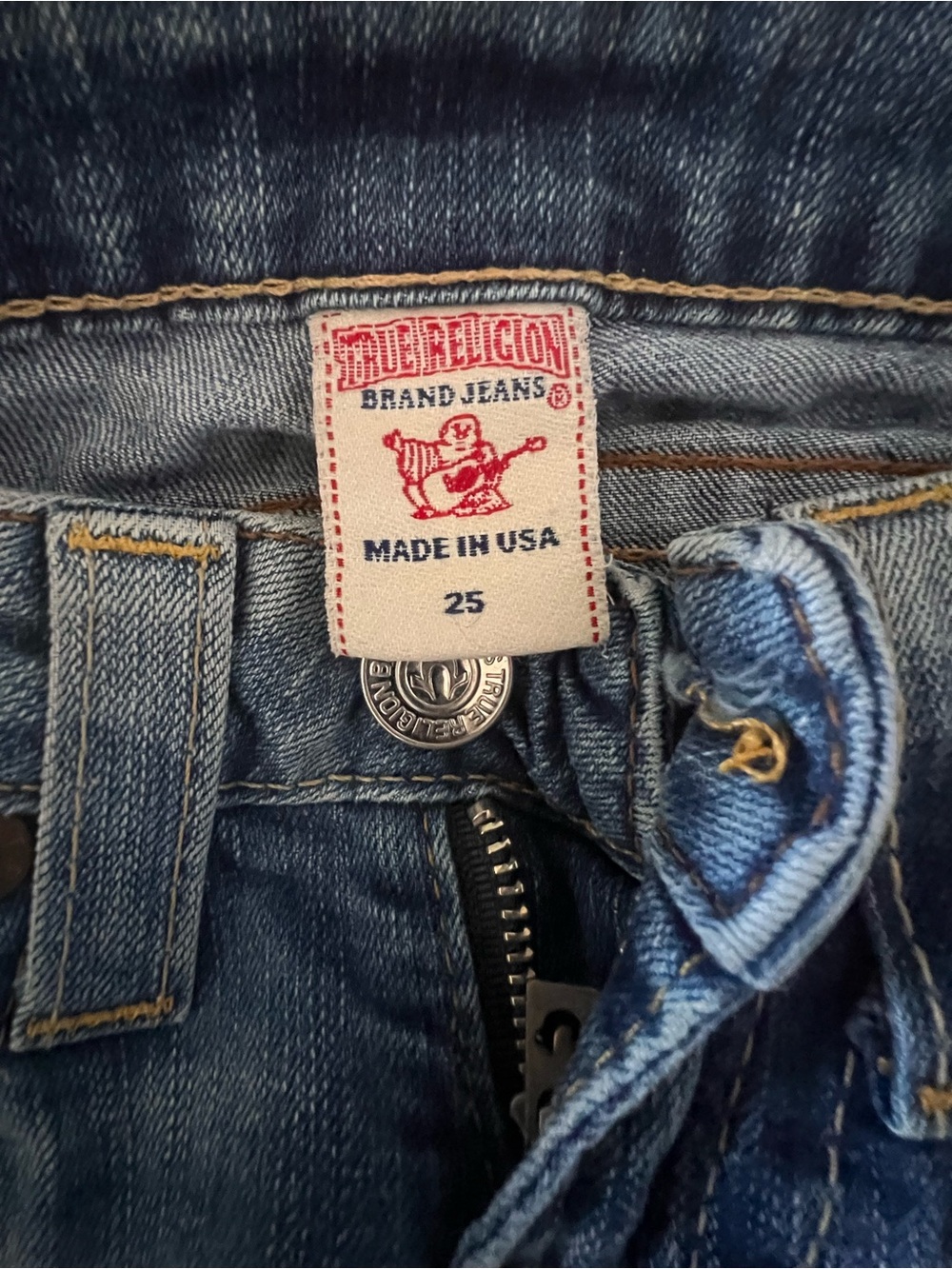 Vintage True Religion Carrie Low Rise Wide Leg Jeans – Size 25